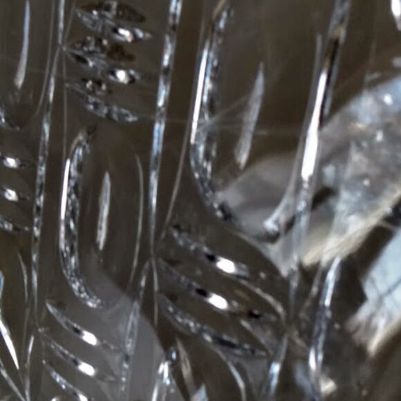 Beautiful Vintage 12” Laursitzer Crystal  Plate SEE DESCRIPTION - Picture 12 of 12